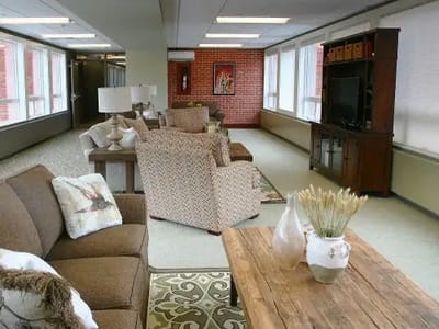 Cozy common area with comfortable seating