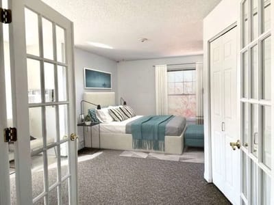 Cozy private resident room with natural light