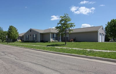 Exterior view of Cottages of Topeka Senior Apartments