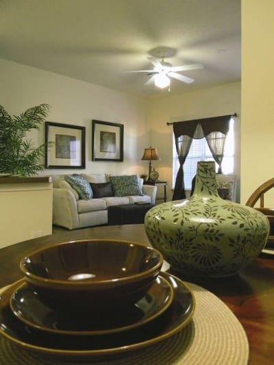 Cozy living room area with furniture and decor