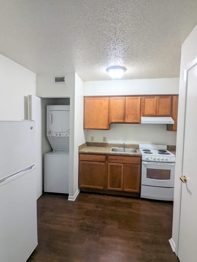 Modern kitchen interior with appliances