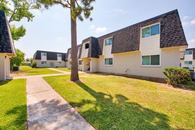 Exterior view of St. Charles Place Apartments
