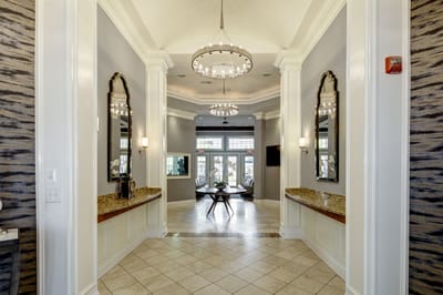 Interior view of a welcoming lobby area
