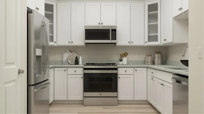 Modern kitchen in a residential unit