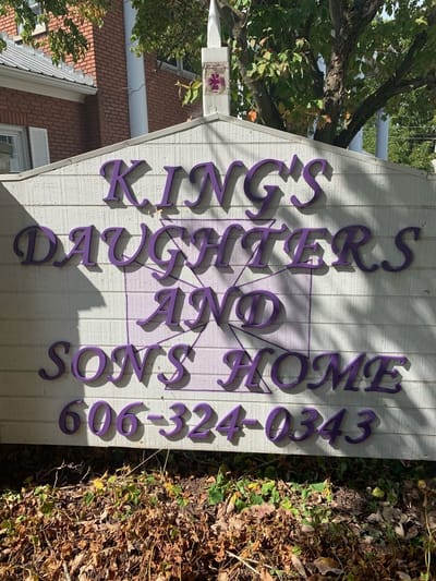 Signage for King's Daughters and Sons Home
