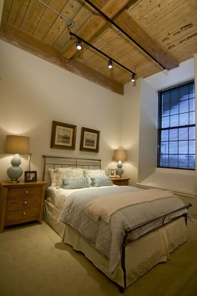 Cozy interior of a resident's bedroom