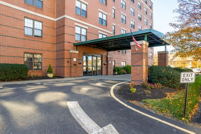 Exterior view of Monsignor Neagle facility entrance