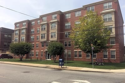 Exterior view of St. Mary Apartments building