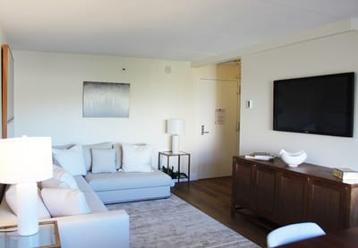 Interior view of a cozy resident room
