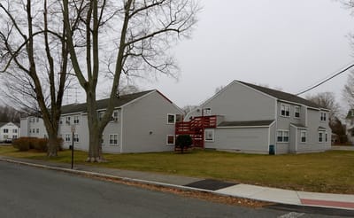 Exterior view of a senior living facility building