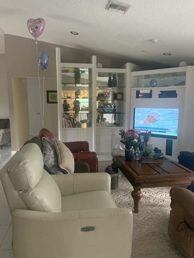Cozy common area with comfortable chairs and decor