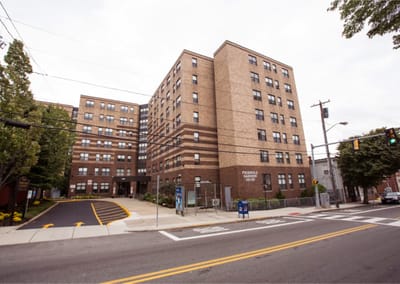 Exterior view of the Friendly Garden assisted living facility