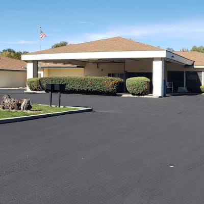 Exterior view of the entrance to Country Living Retirement Homes