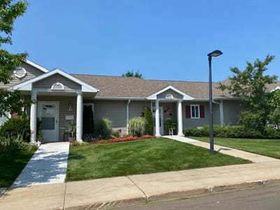 Exterior view of Marsh Ridge Apartments entrance