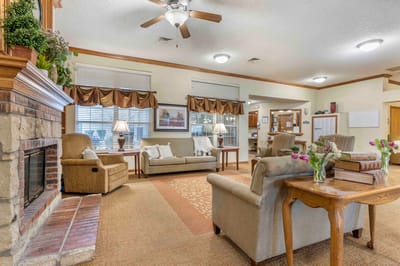 Interior common area with seating and decor