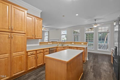 Well-equipped kitchen in a senior living facility