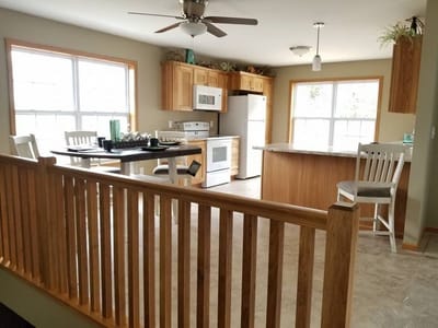 Bright, modern kitchen in a residential setting