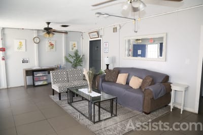 Interior common area with seating and decor