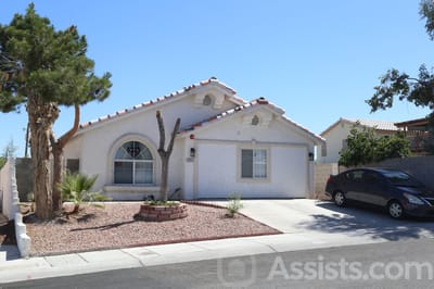 Embry Ridge Senior Care, assisted living in Las Vegas, NV — Single-story residential building with landscaped front yard