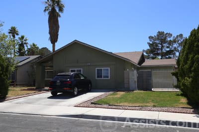Exterior view of a residential building with driveway