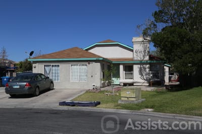 Exterior view of a residential care facility
