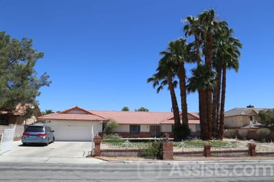 Exterior view of a residential senior care facility