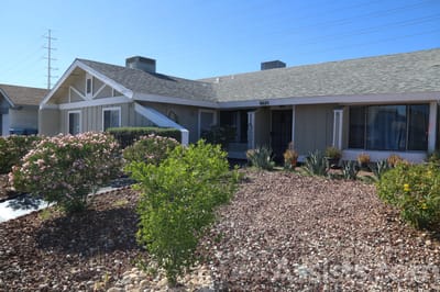 Theresiane Adult Group Care, assisted living in Las Vegas, NV — Senior living facility with landscaped gardens and pathways