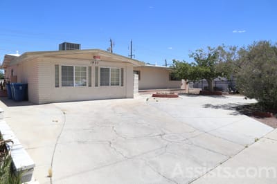 Exterior view of a senior care facility entrance