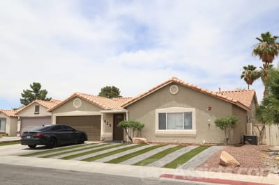 Exterior view of a single-story residential building