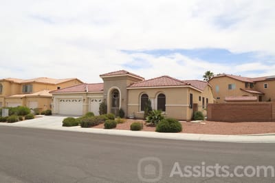 Exterior view of a residential building in a neighborhood