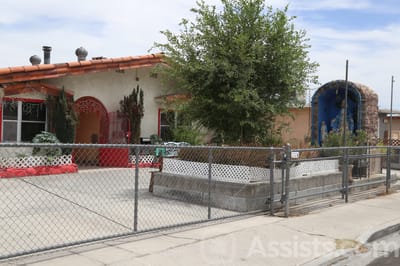 Exterior view of the Star Horizon Group Home with garden space