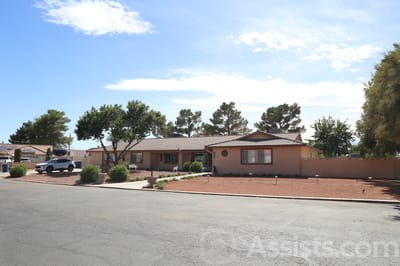 Exterior view of a senior living facility