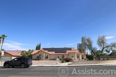 Exterior view of a residential care home