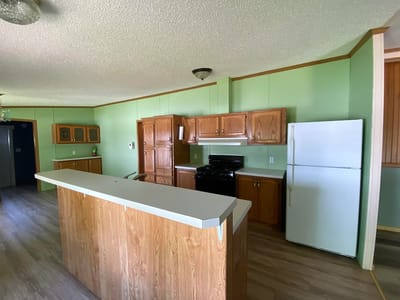 Interior view of a kitchen in a facility