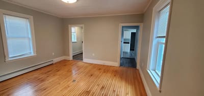 Bright interior view of a residential room