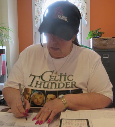 Staff member engaged in an activity