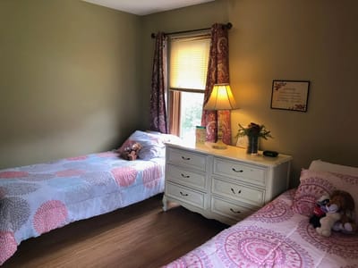 Cozy private resident room with two beds