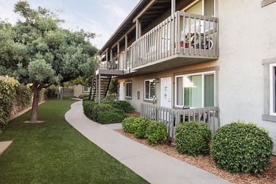 Grounds and exterior of a residential building