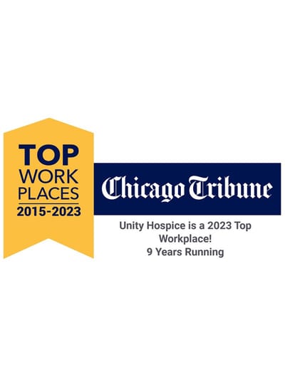 Award logo for Unity Hospice