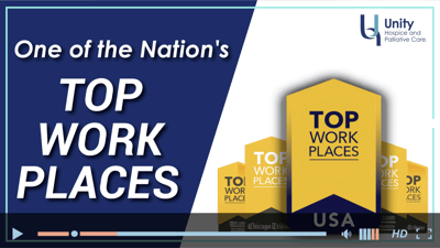 Award graphic for top workplace recognition