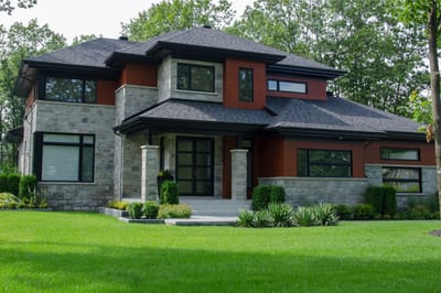Modern assisted living facility exterior
