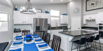 Modern kitchen in a senior living facility