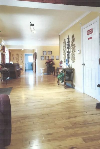 Interior view of a common area in the facility.