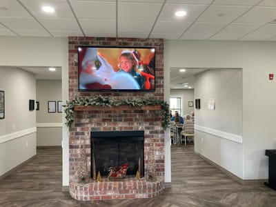 Interior view showcasing a cozy lounge area