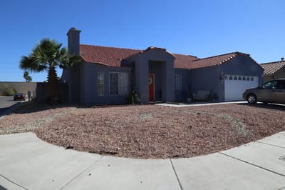 Exterior view of a single-story residence