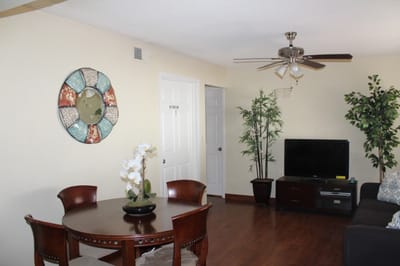 Cozy living area with furniture and decor