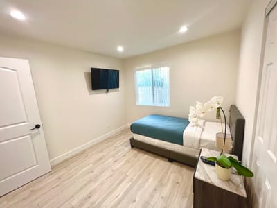 Cozy private resident room with modern decor