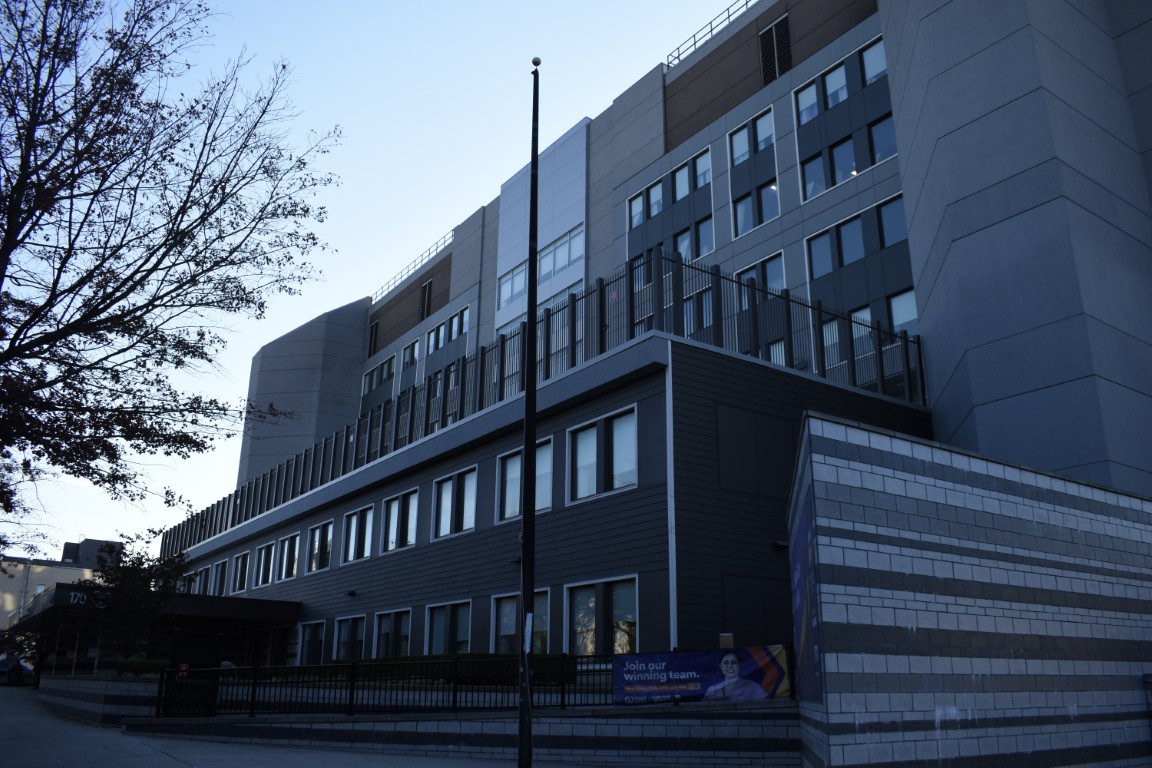 Exterior view of the Brooklyn Center facility