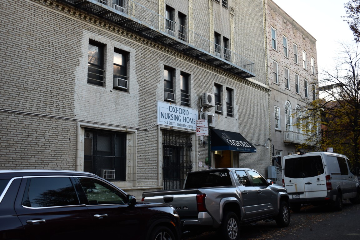 Exterior view of Oxford Nursing Home building