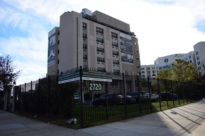 Exterior view of the assisted living facility.
